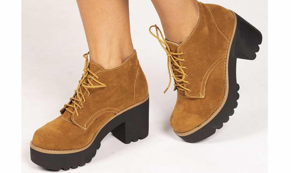 bota produzida em camurça bota de camurça