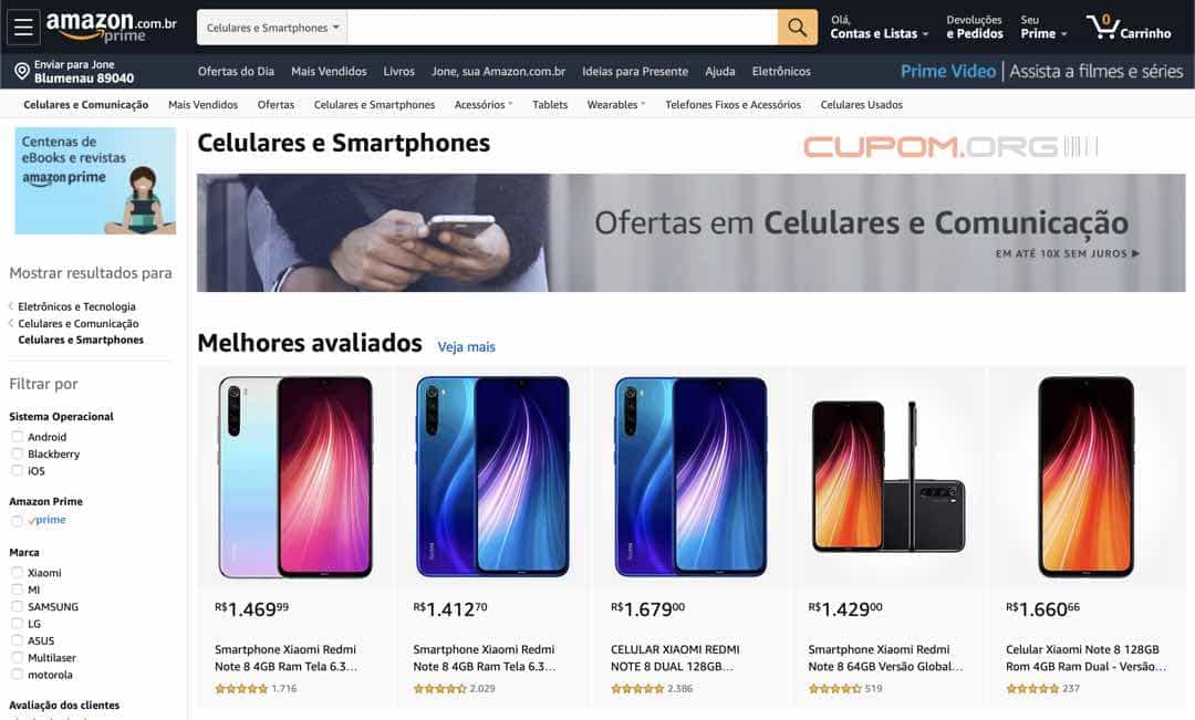 10 melhores sites para comprar celular pela