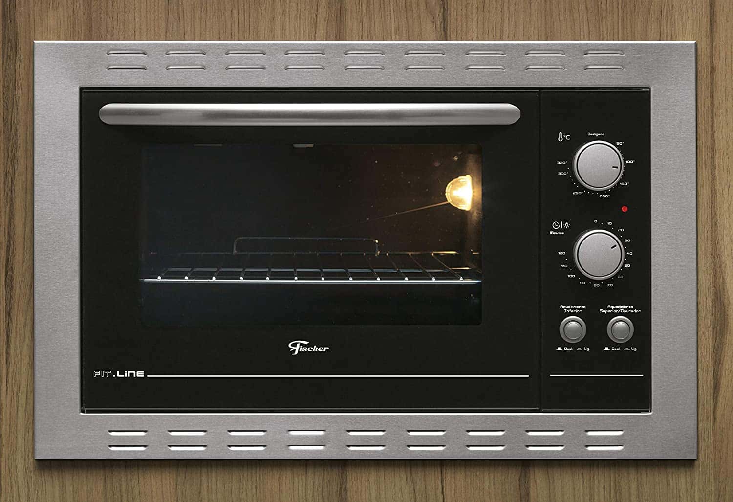 Forno embutido Fischer 44 litros Forno embutido Fischer 44 litros
