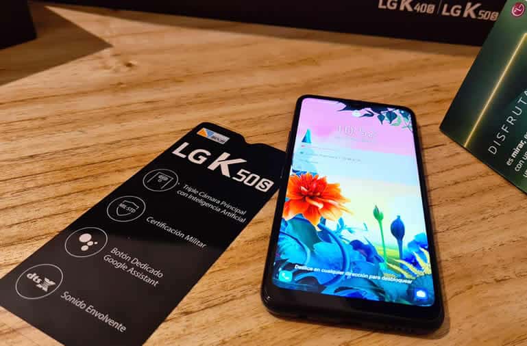 LG K50s