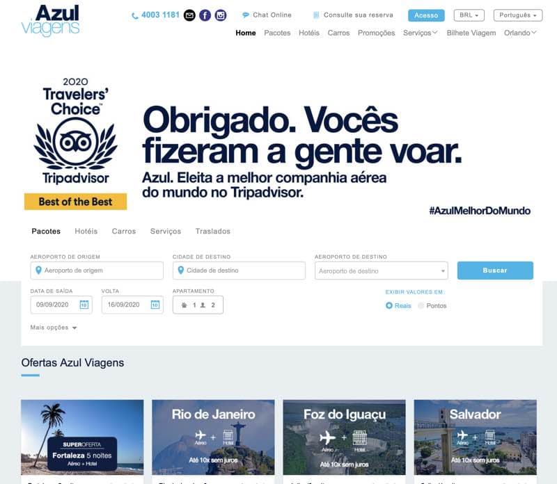 azul viagens