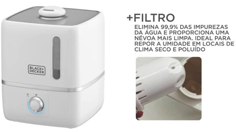 Black Decker AIR1000-BR Umidificador Black Decker AIR1000-BR Umidificador