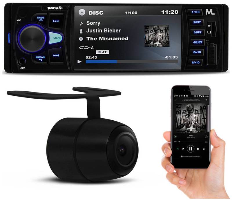 Som automotivo Rock 4 Multilaser Som automotivo Rock 4 Multilaser
