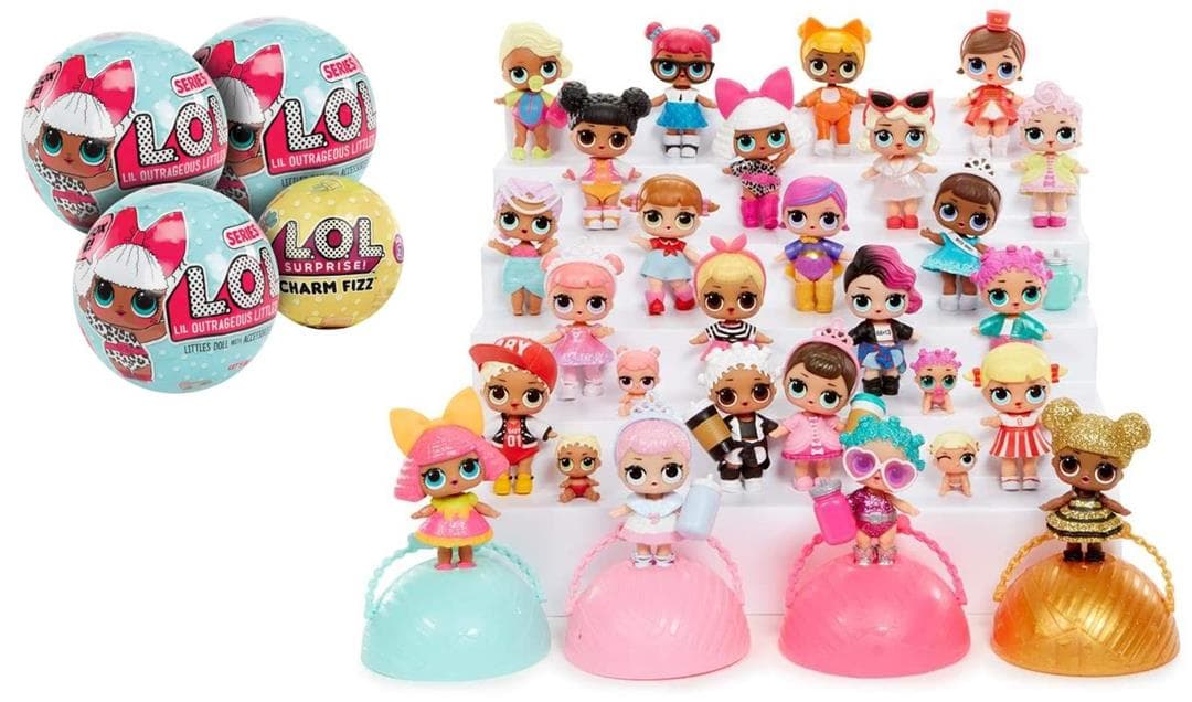 Boneca Lol 7 Surpresas Azul Boneca Lol 7 Surpresas Azul