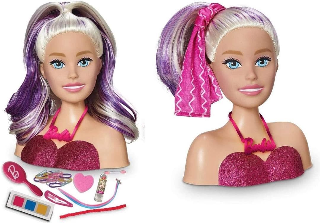 Busto Barbie Styling Head Faces Pupee Busto Barbie Styling Head Faces Pupee