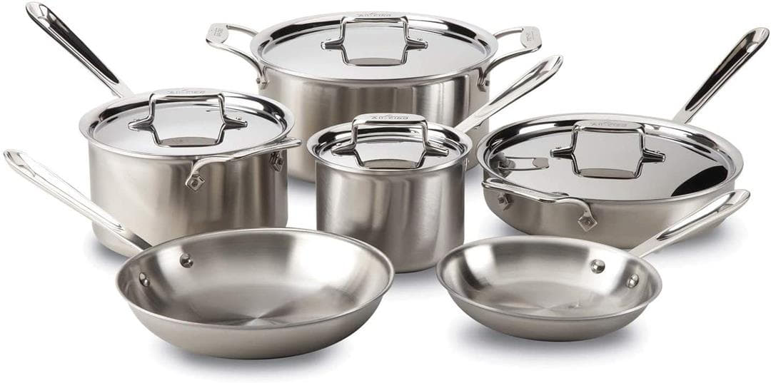 Conjunto de utensílios de cozinha de aço inoxidável