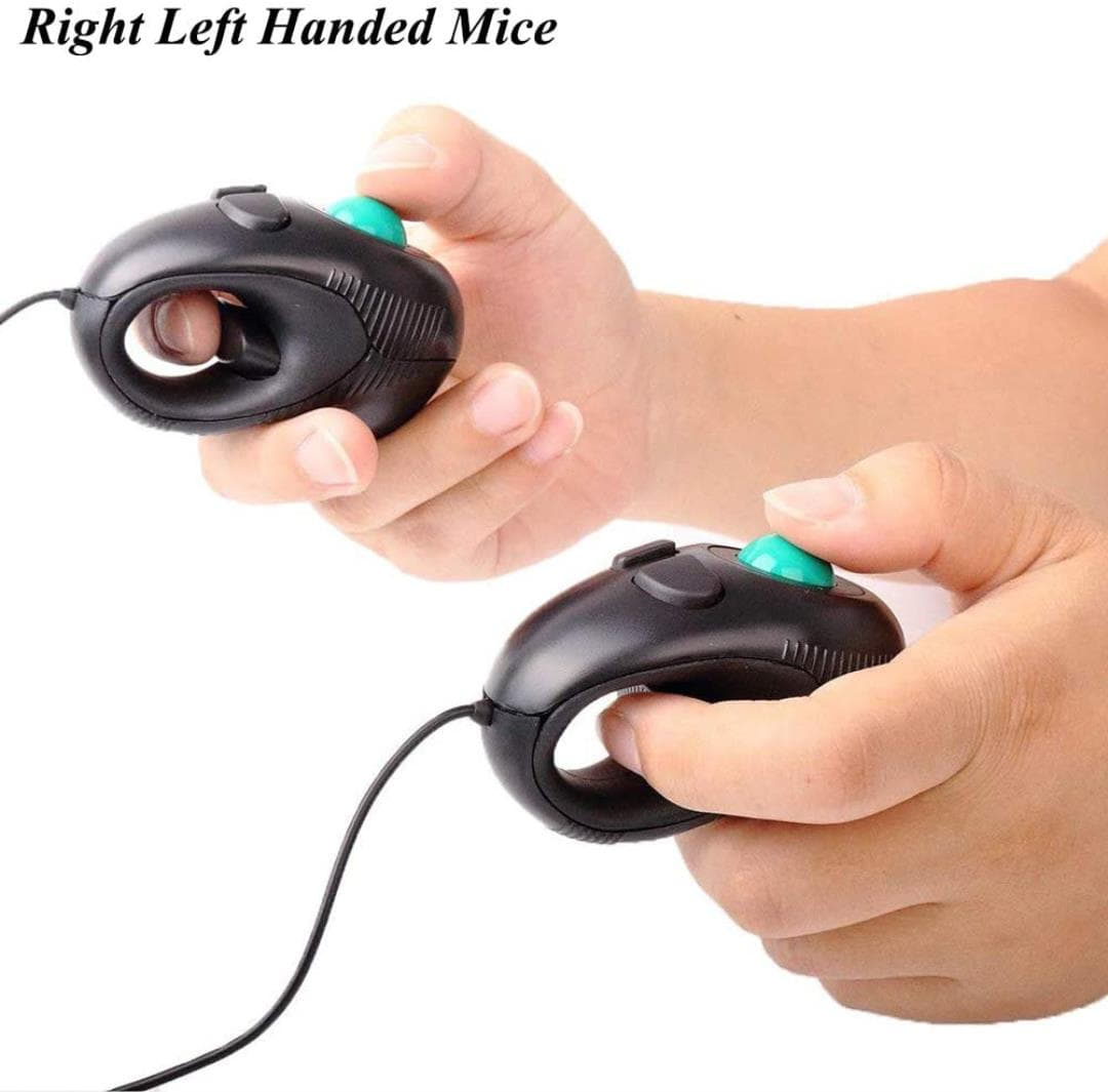 Mouse portátil trackball com fio ergonômico para dedo Mouse portátil trackball com fio ergonômico para dedo