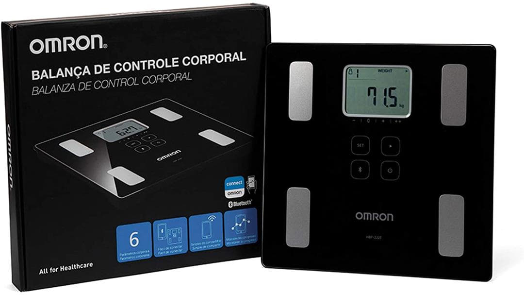 Balança de Controle Corporal HBF-222T Omron