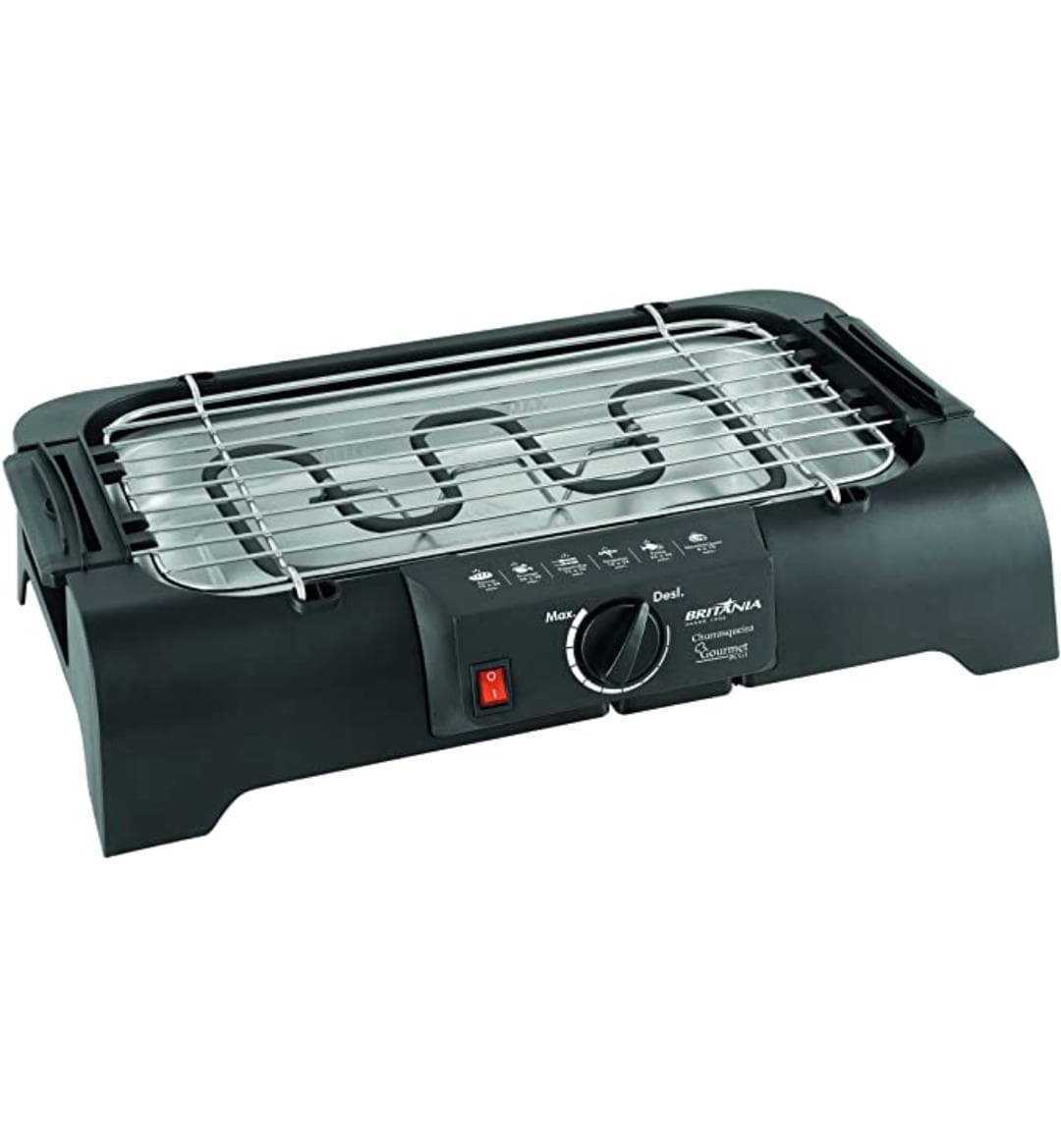 Churrasqueira Top Gourmet 1600w Britânia Churrasqueira Top Gourmet Britânia