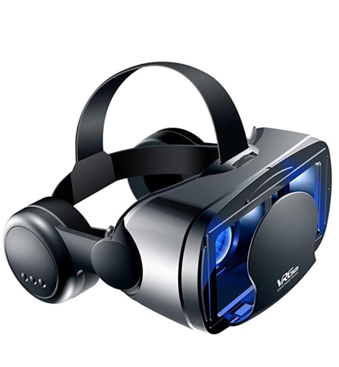 pOI Fone de ouvido HD de realidade virtual
