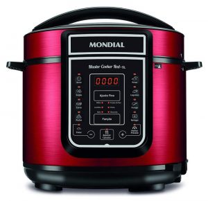 Panela de Pressão Elétrica Mondial Master Cooker Red