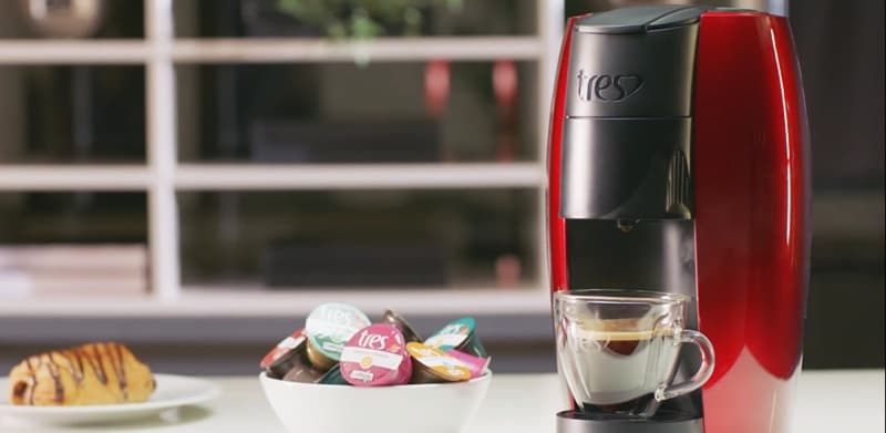 Cafeteira 3 Corações LOV TRES