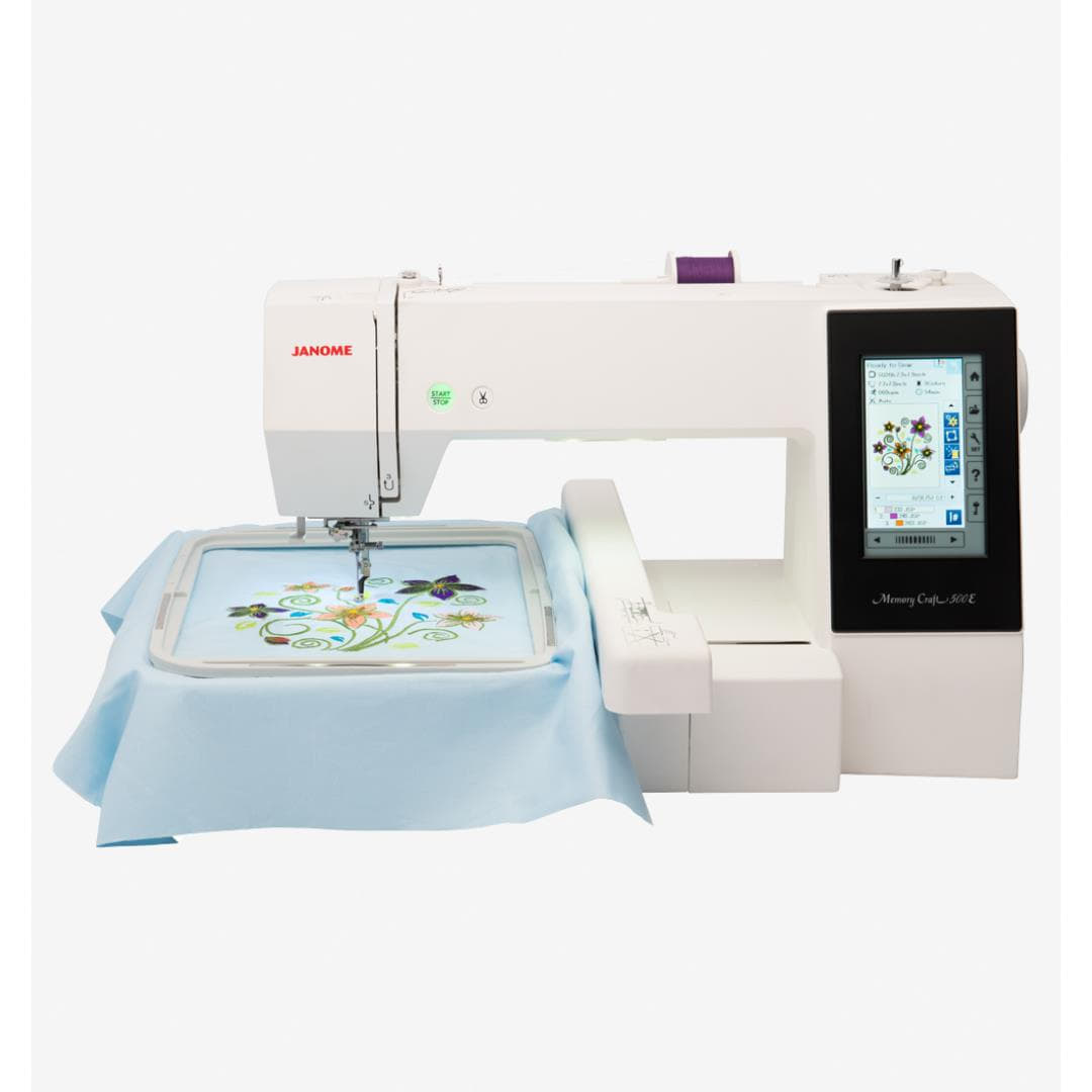 Máquina de bordado Janome Memory Craft 500E Máquina de bordado Janome Memory Craft 500E