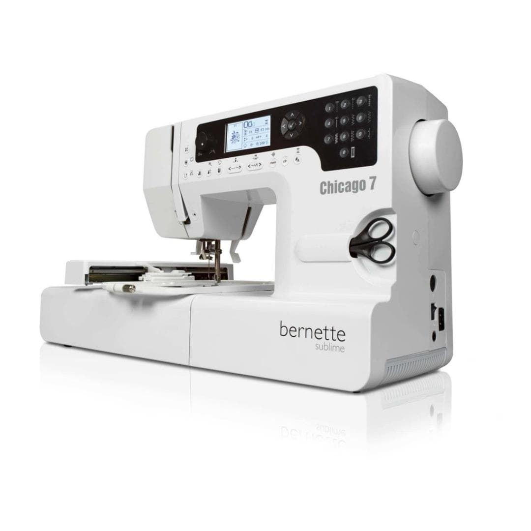 Máquina de Bordar e Costurar Bernette Bernina Chicago 7 Máquina de Bordar e Costurar Bernette Bernina hicago 7