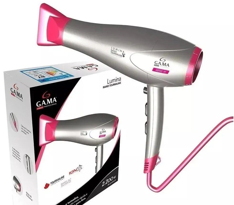 Gama Italy Lumina Nano Tourmaline Secador de Cabelo Gama Italy Lumina Nano Tourmaline