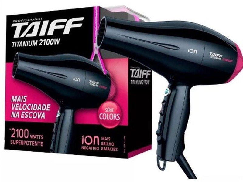 Taiff Titanium Colors Secador de Cabelo Taiff Titanium Colors