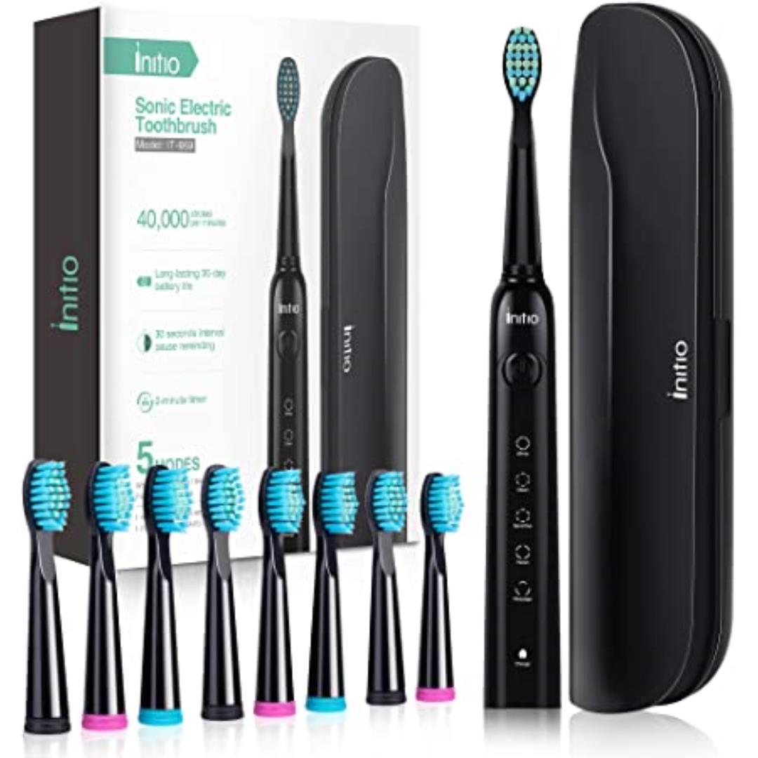 Initio Escova de Dentes Elétrica Sônica Initio Escova de Dentes Elétrica Sônica para Adultos e Adolescentes