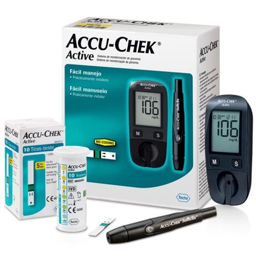 Medidor de glicose Accu-Chek Active Medidor de glicose Accu-Chek Active