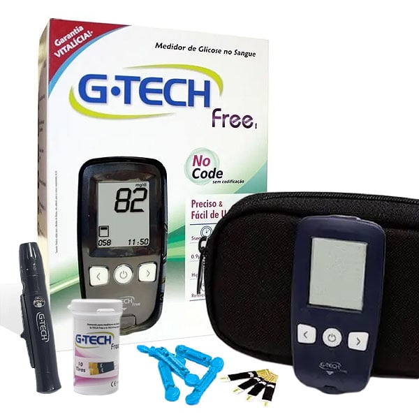 Medidor de glicose G-Tech Free Lite Medidor de glicose G-Tech Free Lite