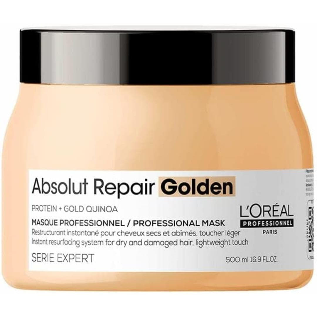 Máscara de tratamento para cabelos finos Absolut Repair Gold Quinoa