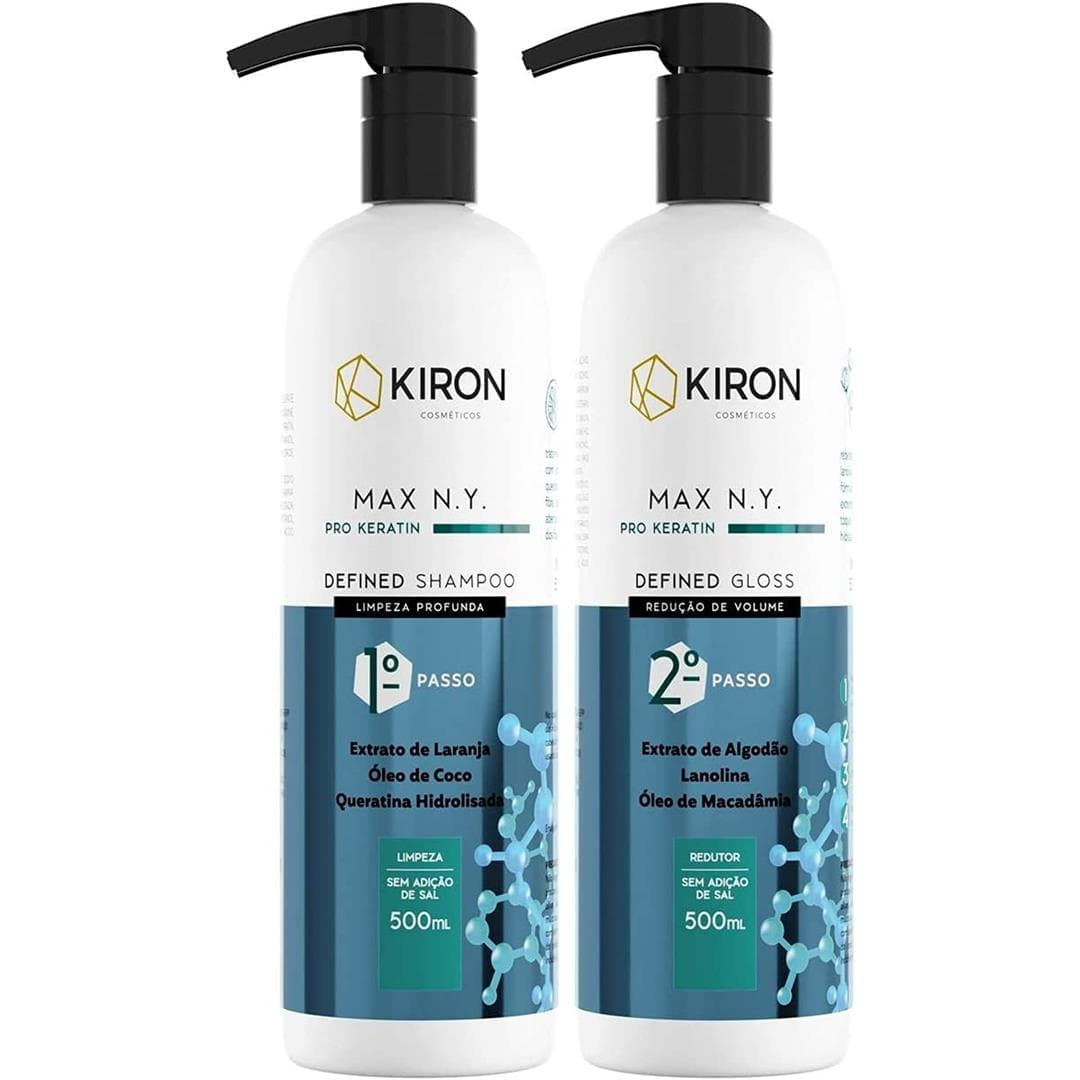 Escova Progressiva Defined Gloss Pro Keratin Max N.Y Kiron Escova Progressiva Defined Gloss Pro Keratin Max N.Y Kiron