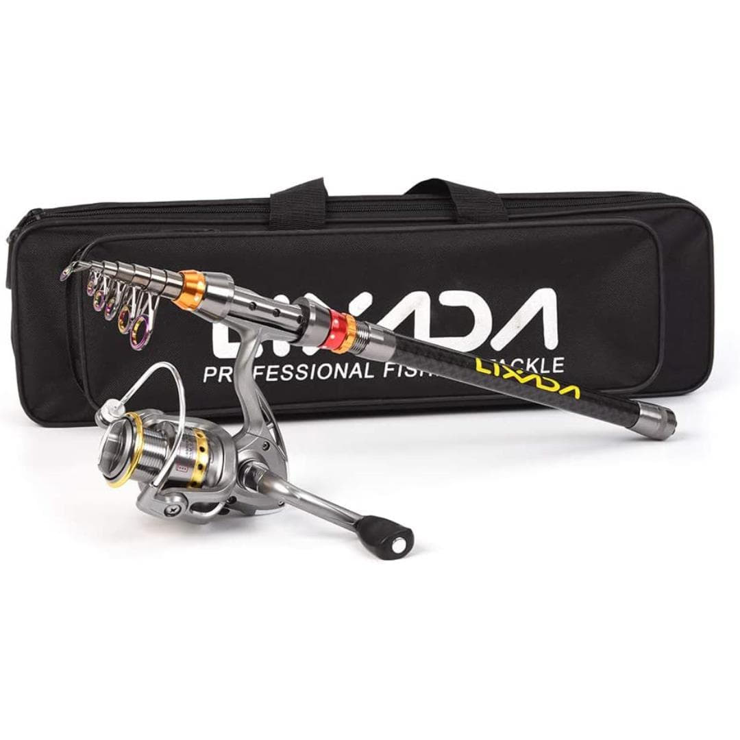 Domary Conjunto completo de pesca telescópica Domary Conjunto completo de pesca telescópica