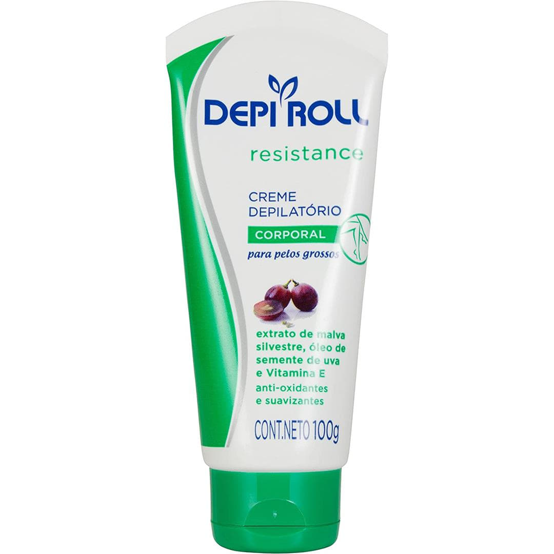 depiroll creme depilatório Corporal para pelos grossos Depiroll