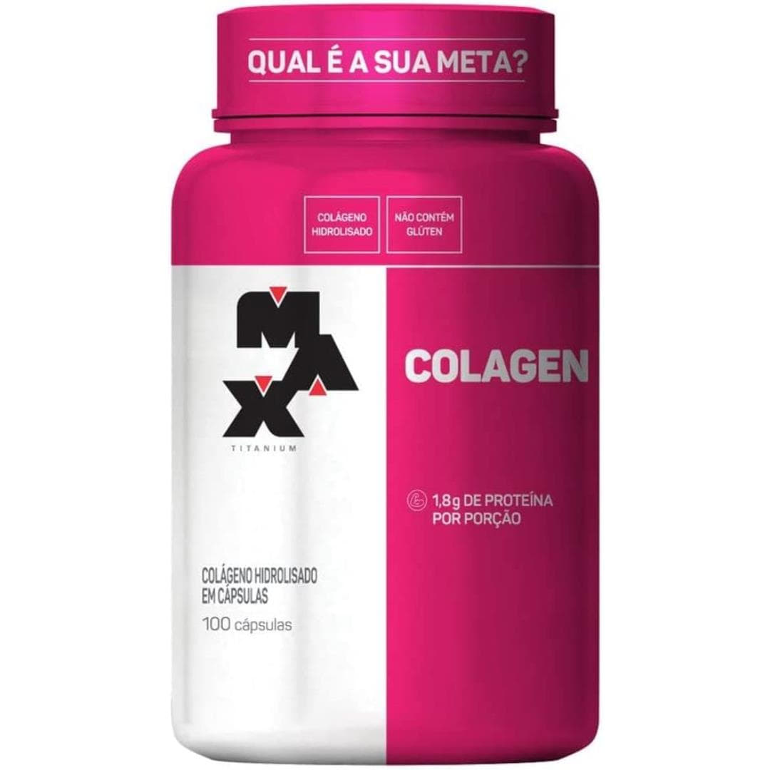 Colágeno Hidrolizado 100 cápsulas – Max Titanium Colágeno Hidrolizado 100 cápsulas – Max Titanium