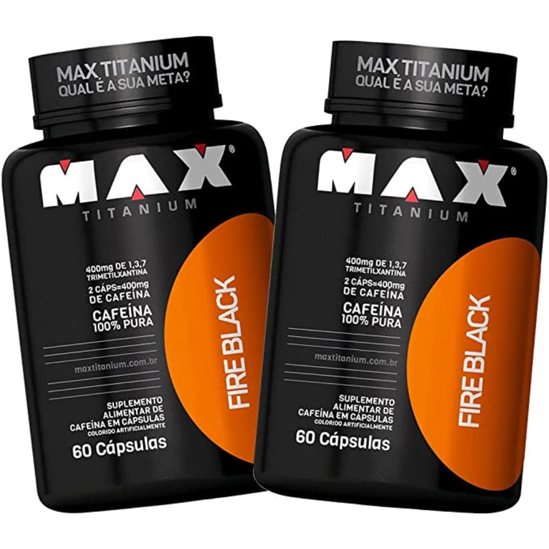 Max Titanium Fire Black Termogênico Max Titanium Fire Black Termogênico
