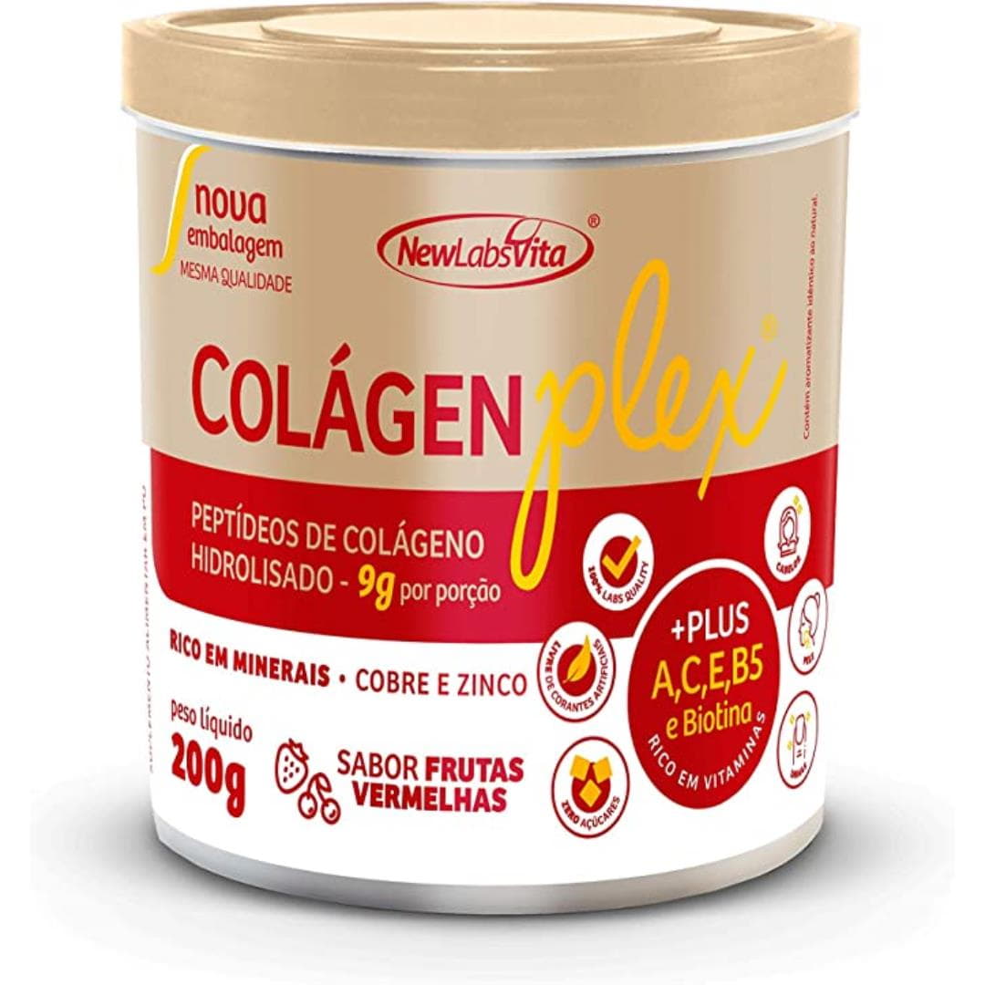 Colágeno Hidrolizado Colágeno Plex New Labs Vita Colágeno Hidrolizado Colágeno Plex New Labs Vita