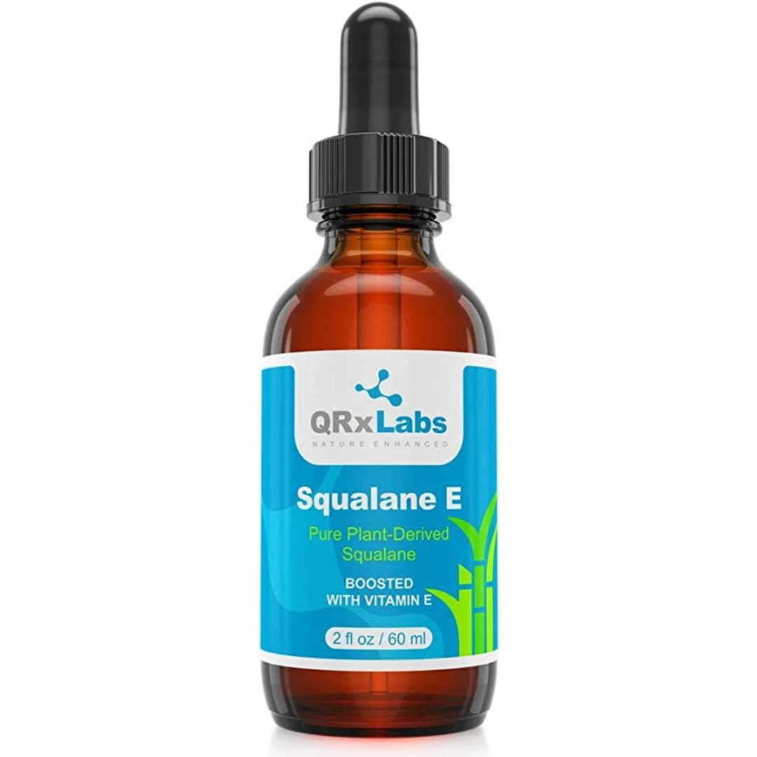 Óleo de esqualano puro reforçado com vitamina E QRxLabs Óleo de esqualano puro reforçado com vitamina E QRxLabs
