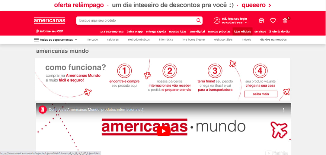 Americanas Mundo Americanas Mundo