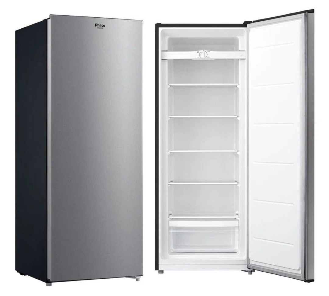 Freezer e Refrigerador Philco PFV205I Vertical Inox Premium 201 litros