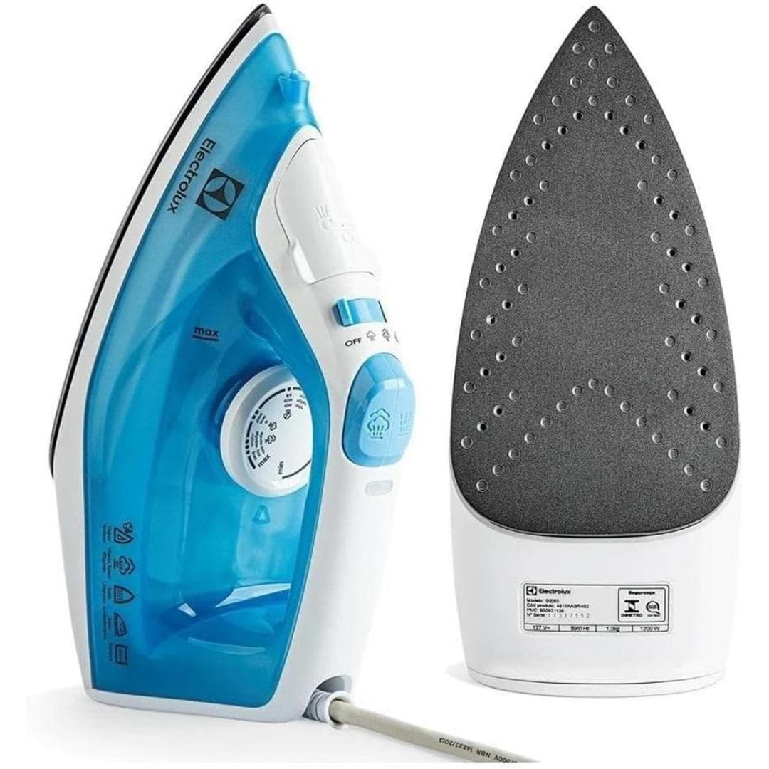 Ferro Electrolux SIE60 Ferro de passar seco e vapor Electrolux antigotejamento 1500W SIE60