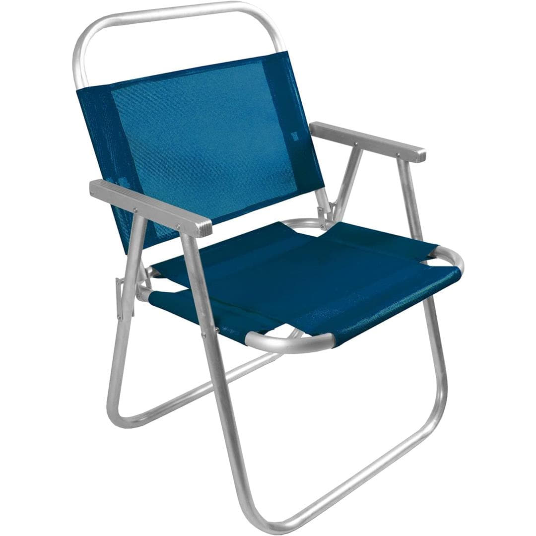 Cadeira De Praia Sentar Reforçada 150kg
