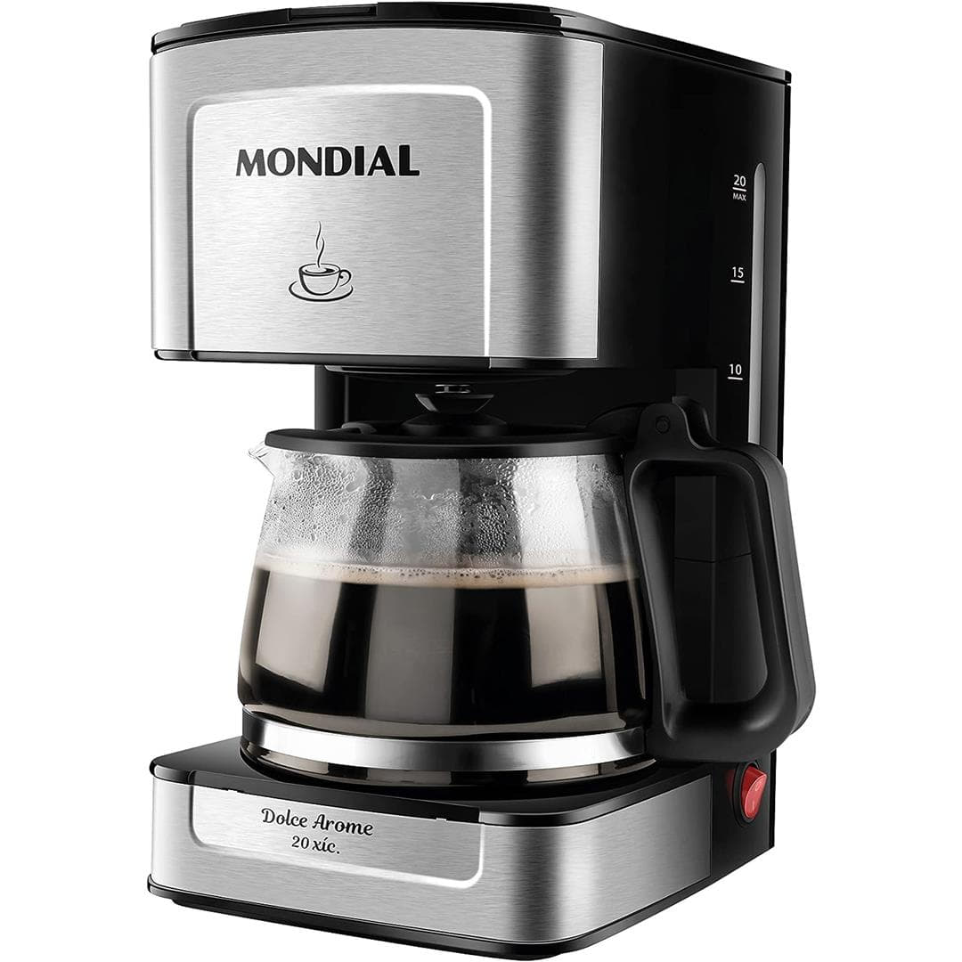 Cafeteira Elétrica Dolce Arome, Mondial, 550W, 110V - C-43-20X-SI Cafeteira Elétrica Dolce Arome, Mondial, 550W, 110V - C-43-20X-SI