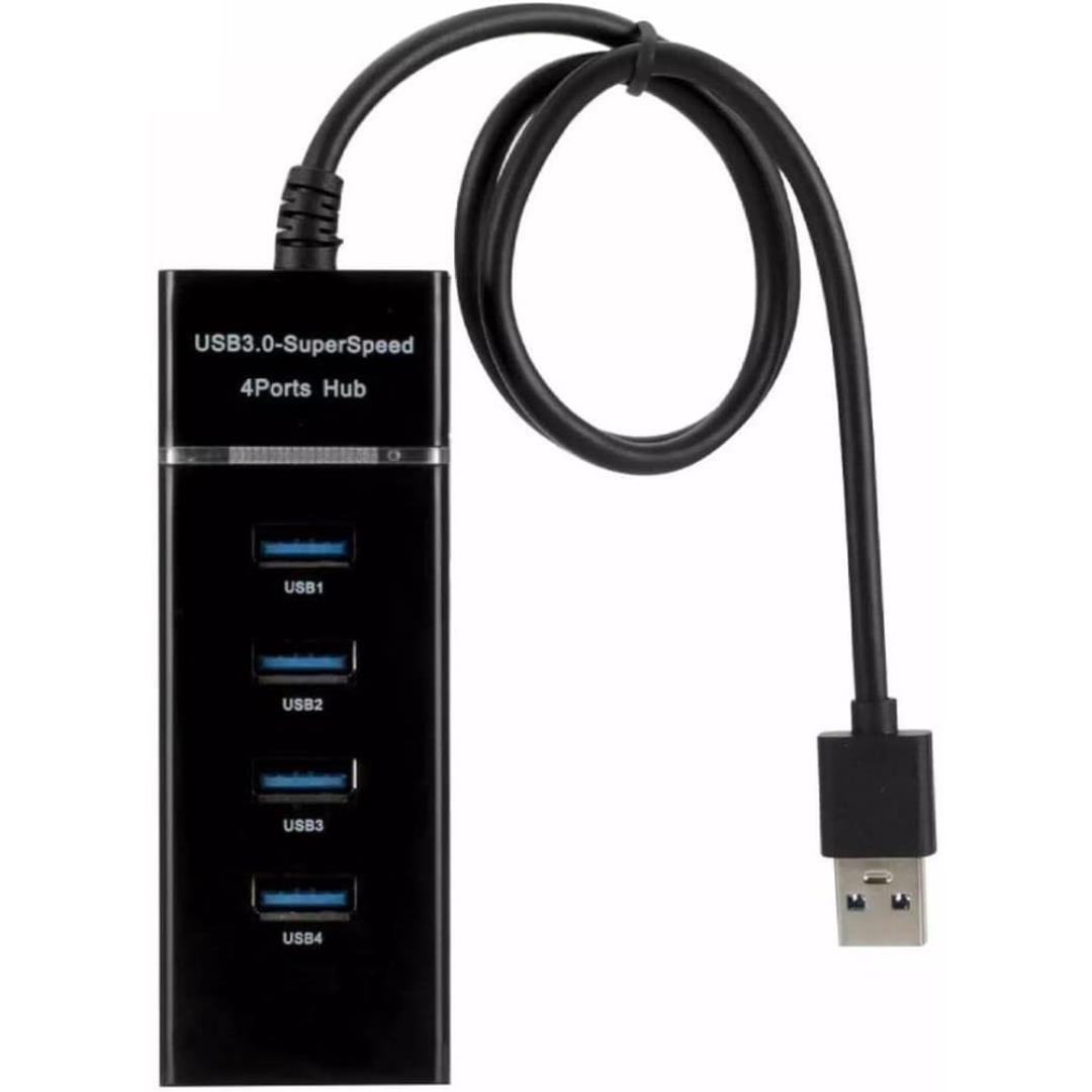 HUB USB 3.0 com 4 Portas e Led Indicador Exbom UH-30 HUB USB 3.0 com 4 Portas e Led Indicador Exbom UH-30