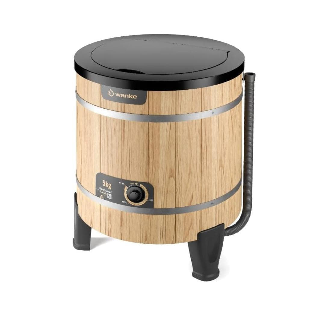 Lavadora de Roupas 5Kg Tradicional com Timer Semiautomática 110 Volts Wanke