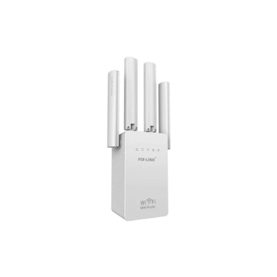 Haiz Repetidor Roteador de Sinal Wifi 4 Antenas Pix-Link HZ-2800 Haiz Repetidor Roteador de Sinal Wifi 4 Antenas Pix-Link HZ-2800