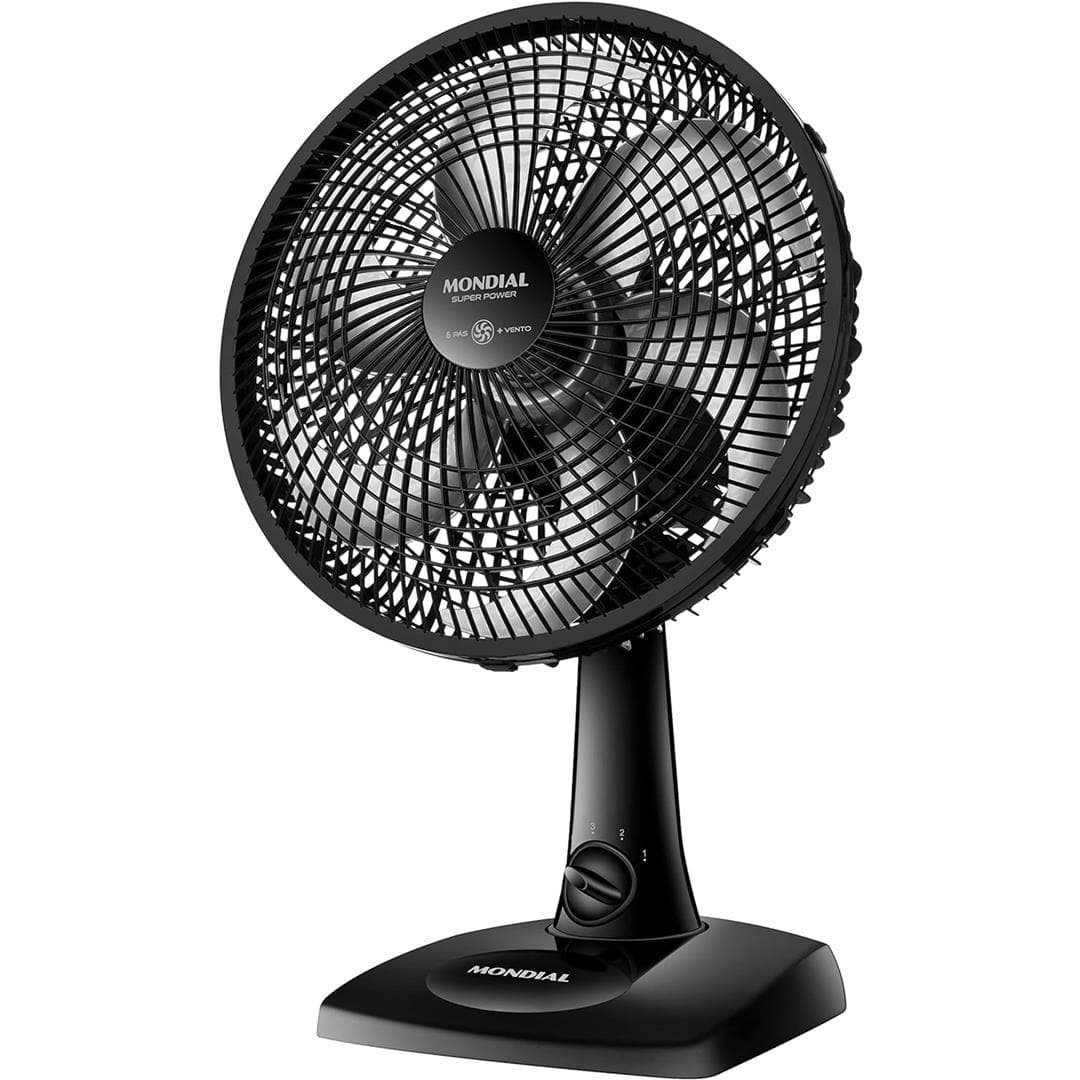 Ventilador de Mesa MONDIAL 30cm 6 pás Super Power VSP-30-B Ventilador de Mesa MONDIAL 30cm 6 pás Super Power VSP-30-B