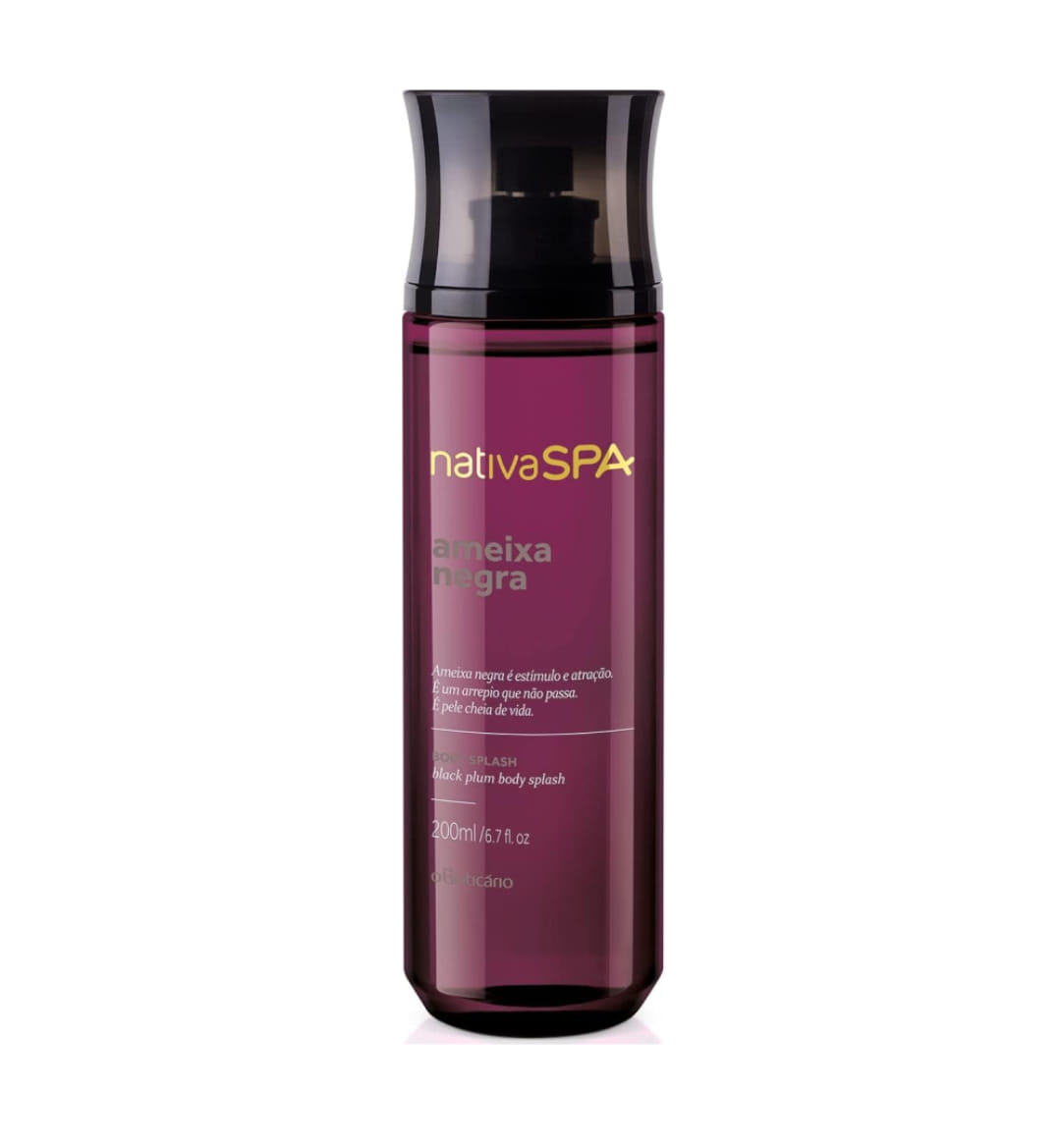 Nativa Spa Ameixa Negra Body Splash, 200ml - O Boticário Nativa Spa Ameixa Negra Body Splash, 200ml - O Boticário