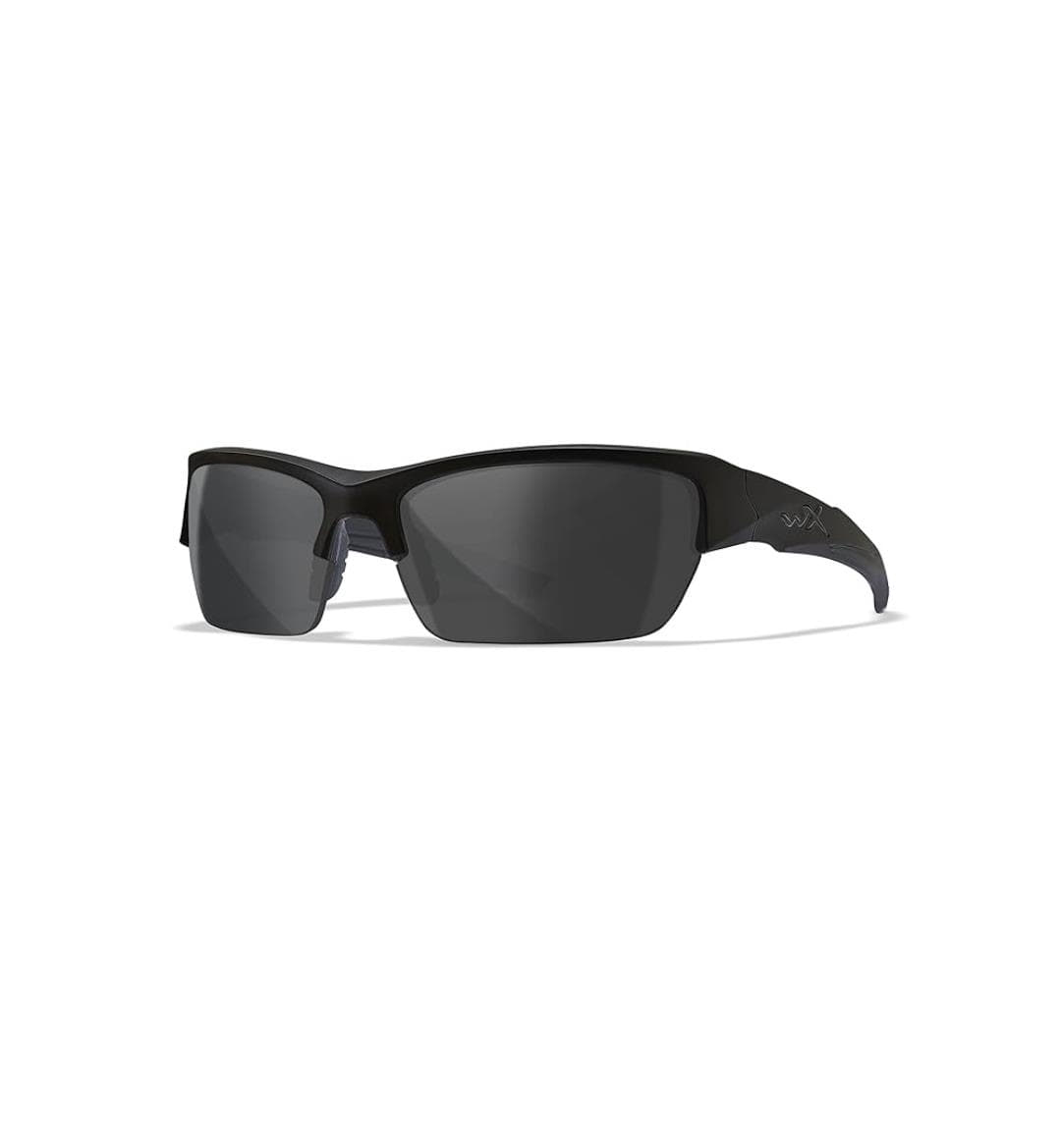 Wiley X Óculos de sol esportivo táticos WX Valor, óculos de segurança, proteção UV à prova de estilhaçamento para combate, tiro, pesca, ciclismo e esportes radicais, armação preta fosca, lentes tingidas cinza Wiley X Óculos de sol esportivo táticos WX Valor, óculos de segurança, proteção UV à prova de estilhaçamento para combate, tiro, pesca, ciclismo e esportes radicais, armação preta fosca, lentes tingidas cinza