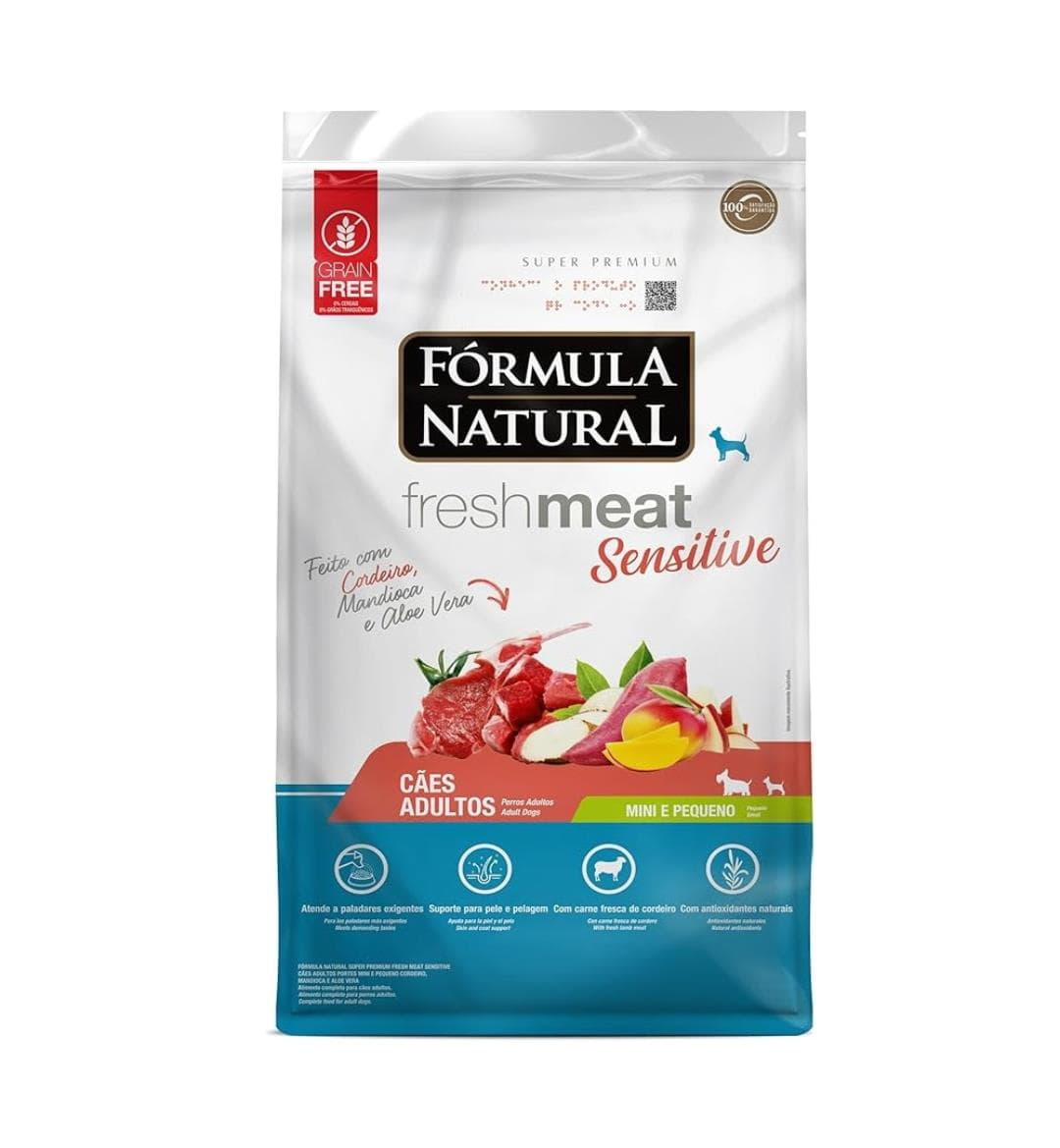 Adimax Fórmula Natural Fresh Meat Sensitive Cães Adultos Portes Mini E Pequeno Adimax Fórmula Natural Fresh Meat Sensitive Cães Adultos Portes Mini E Pequeno