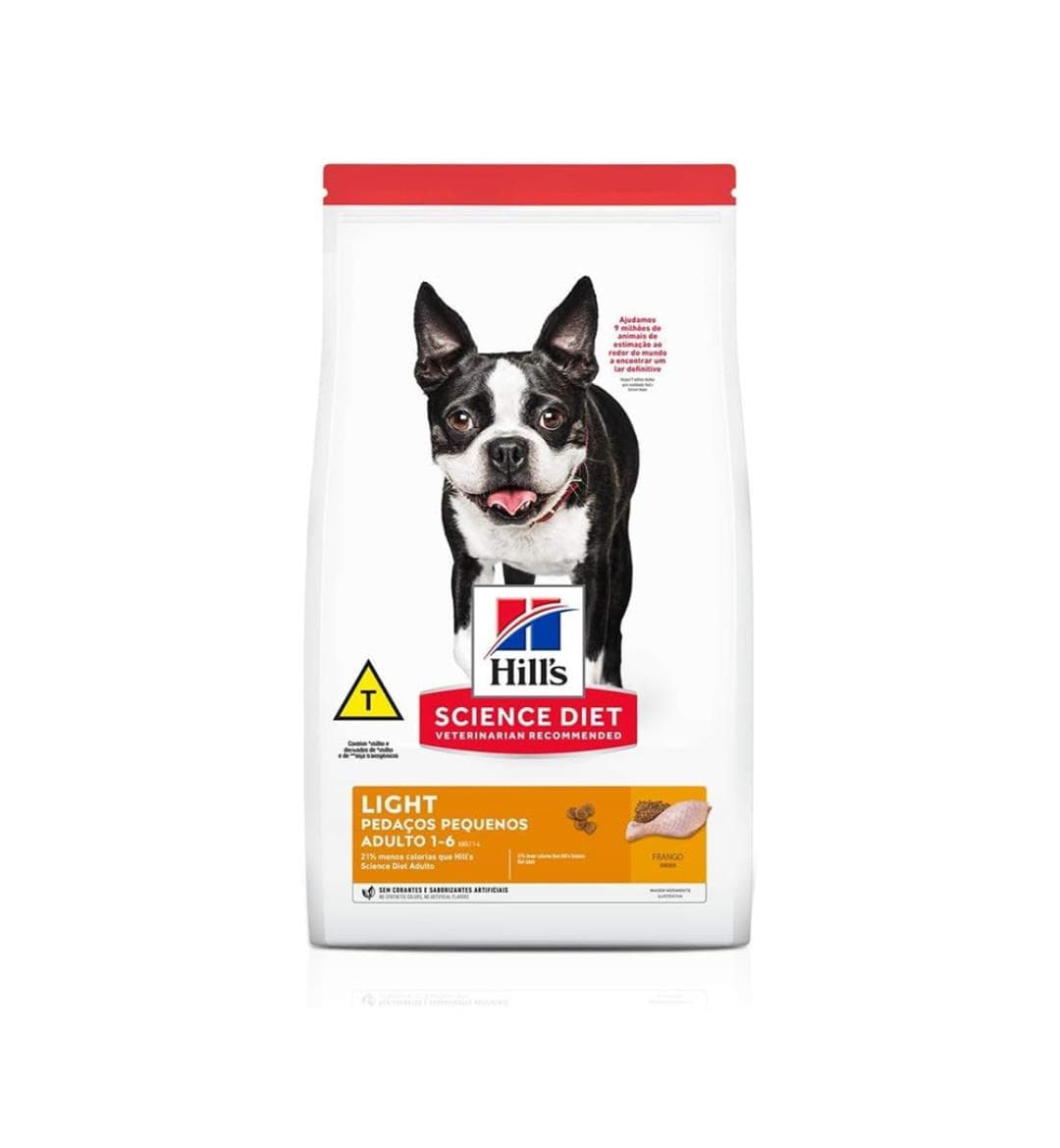 Ração Hills Science Diet para Cães Adultos Light Pedaços Pequenos Ração Hills Science Diet para Cães Adultos Light Pedaços Pequenos