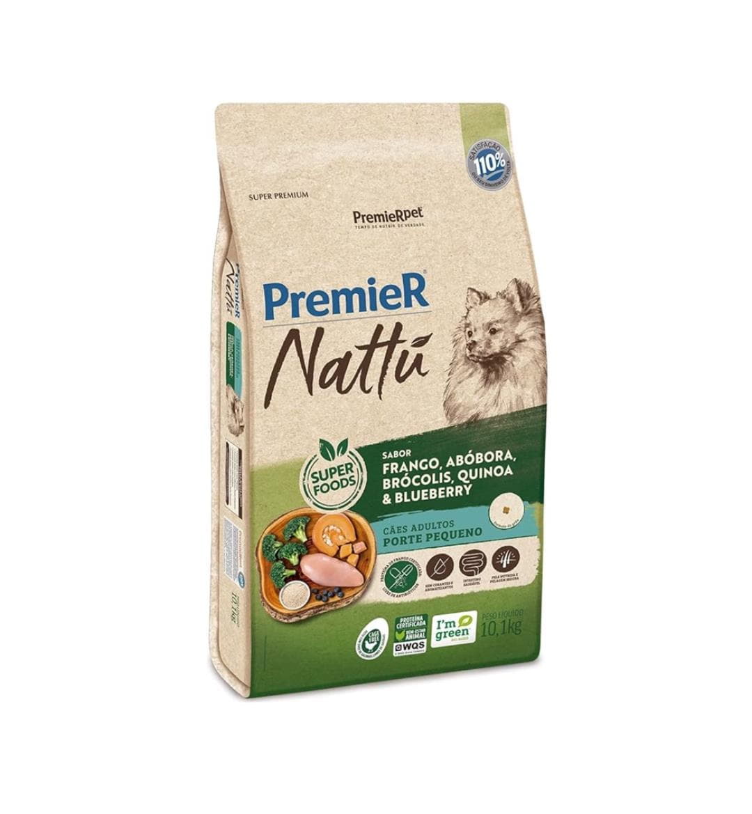 Premier Pet NATTU CAES ADULT RACAS PEQUENAS ABOBORA 10.1 kg Premier Pet NATTU CAES ADULT RACAS PEQUENAS ABOBORA 10.1 kg