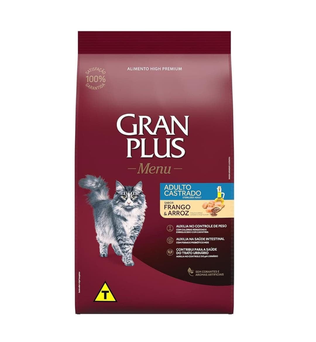 Ração Para Gatos Castrados Frango E Arroz Ração Para Gatos Castrados Frango E Arroz