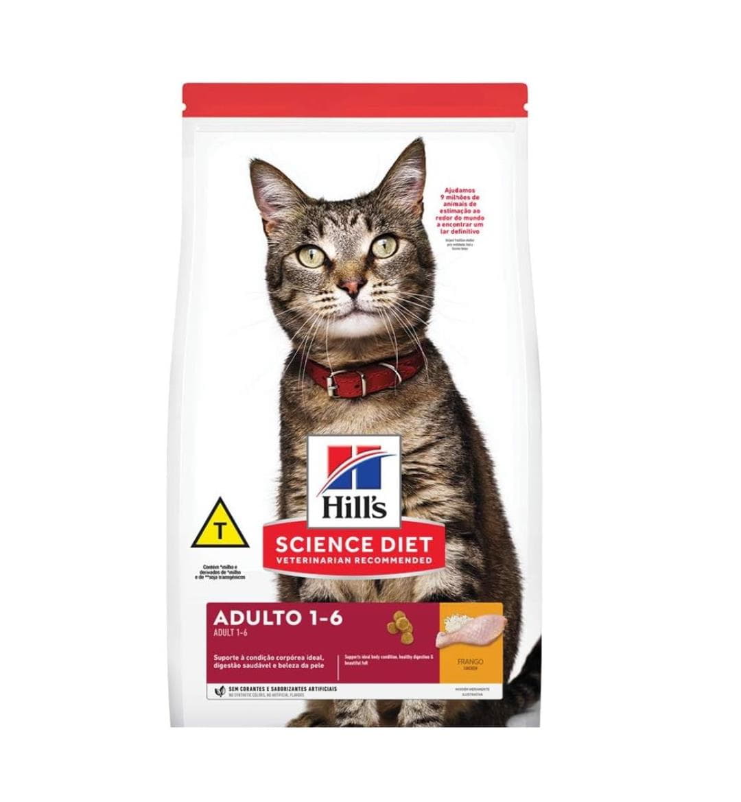 Ração Hills Science Diet Felino Adulto Ração Hills Science Diet Felino Adulto