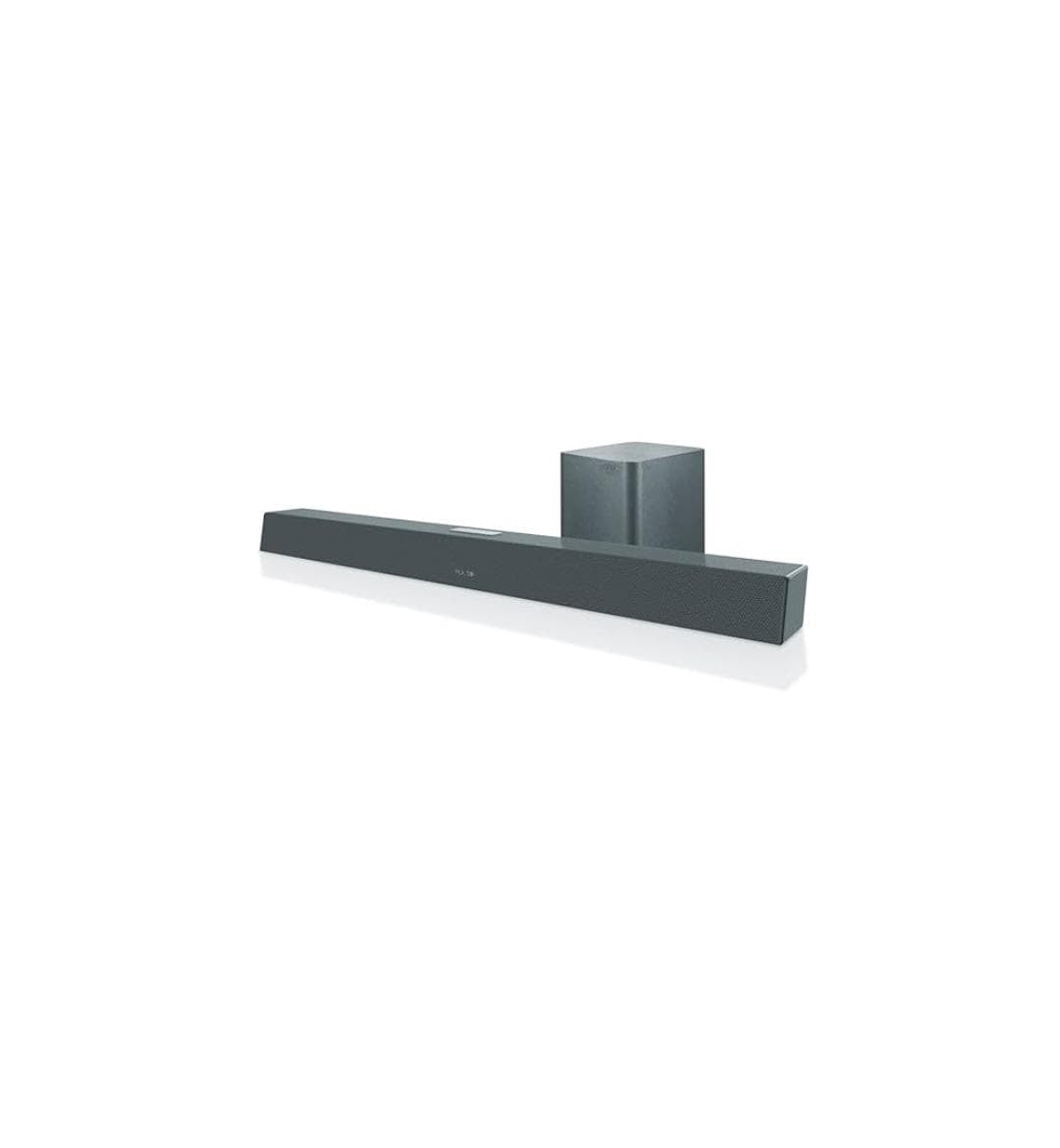 Soundbar + Subwoofer 320W Bt/Coax/Óptico/Aux SP381 Multilaser Soundbar + Subwoofer 320W Bt/Coax/Óptico/Aux SP381 Multilaser