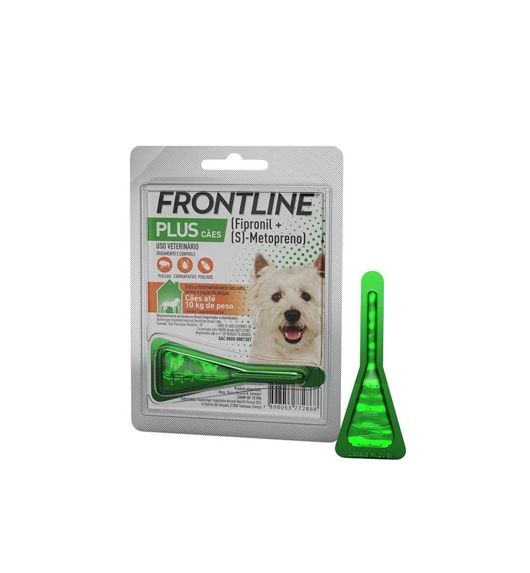 Frontline Antipulgas E Carrapatos Plus Para Cães De Até 10Kg Frontline Antipulgas E Carrapatos Plus Para Cães De Até 10Kg
