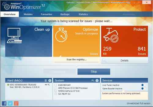 Ashampoo WinOptimizer 12